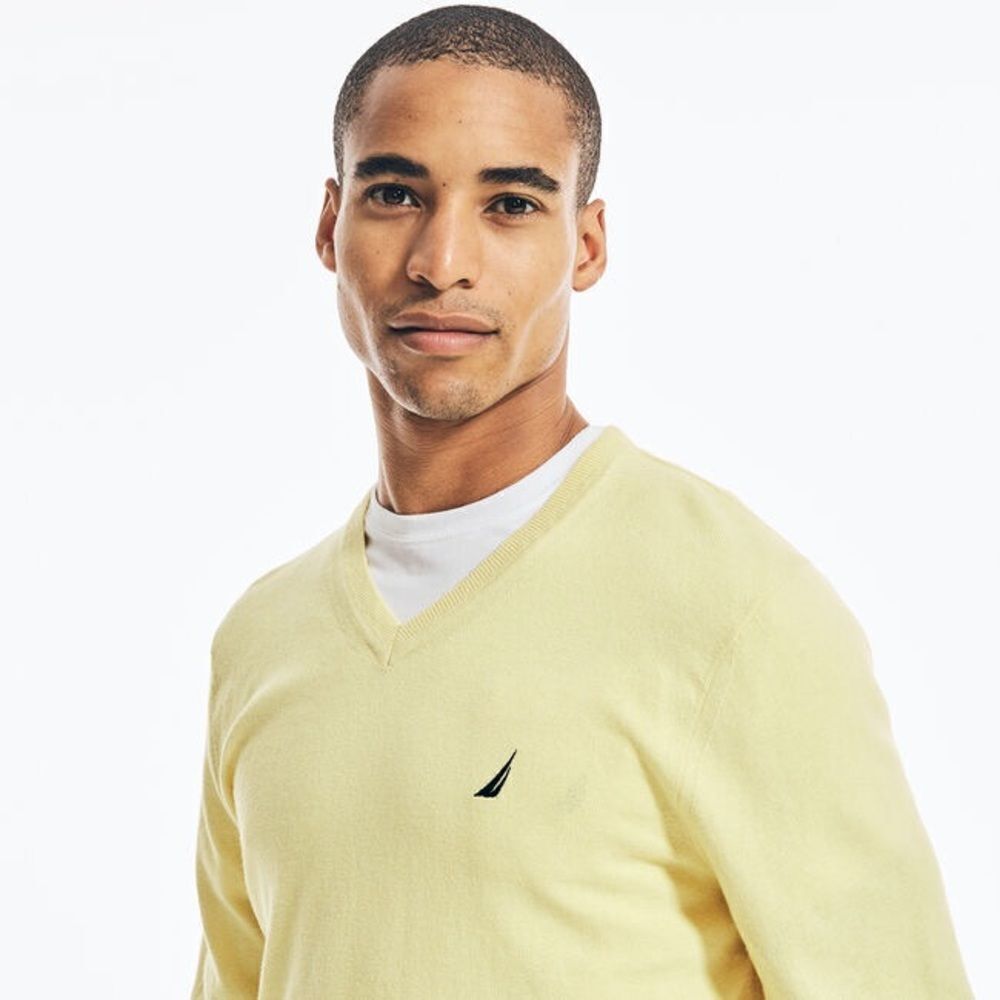 Nautica Men's Navtech V-Neck Sweater Large - Picture 5 of 15